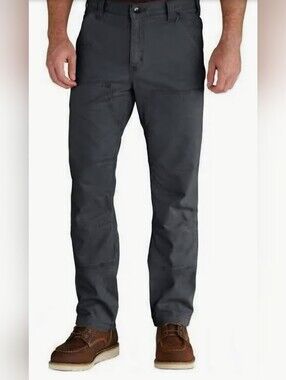 ​Carhartt Rugged Flex Rigby Pants Mens 40x30 Shadow Dark Grey Workwear Stretch